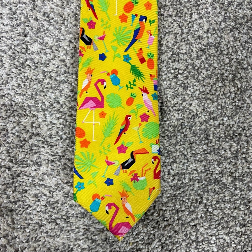 Happy‎ Ties || Ultimate Vacation Print Silk Tie